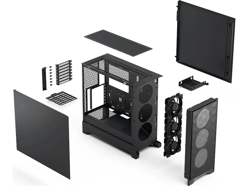 Fractal Design Pop 2 Air Solid datorchassi, svart