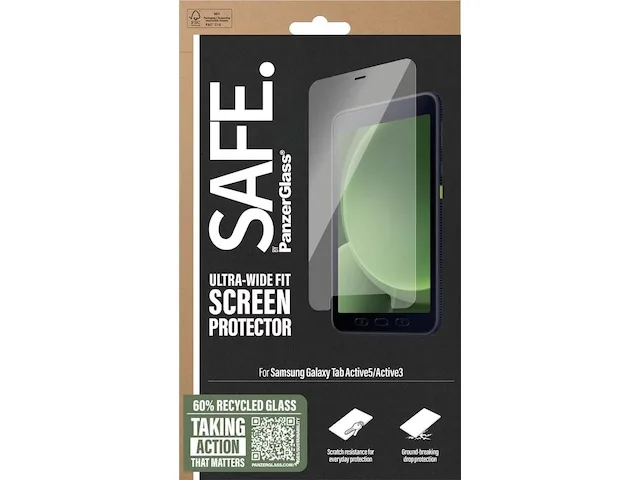 PANZERGLAS s SAFE. Galaxy Tab Active5 skärmskydd