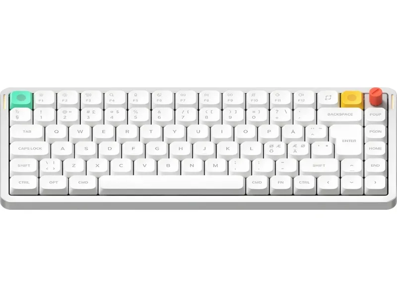 NuPhy Air75 V3 Trådlöst Tangentbord Nova White Red Nano Switch