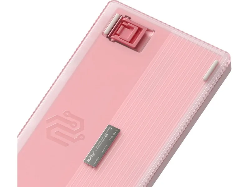 NuPhy Halo75 V2 trådlöst gamingtangentbord (Sakura fizz/raspberry)