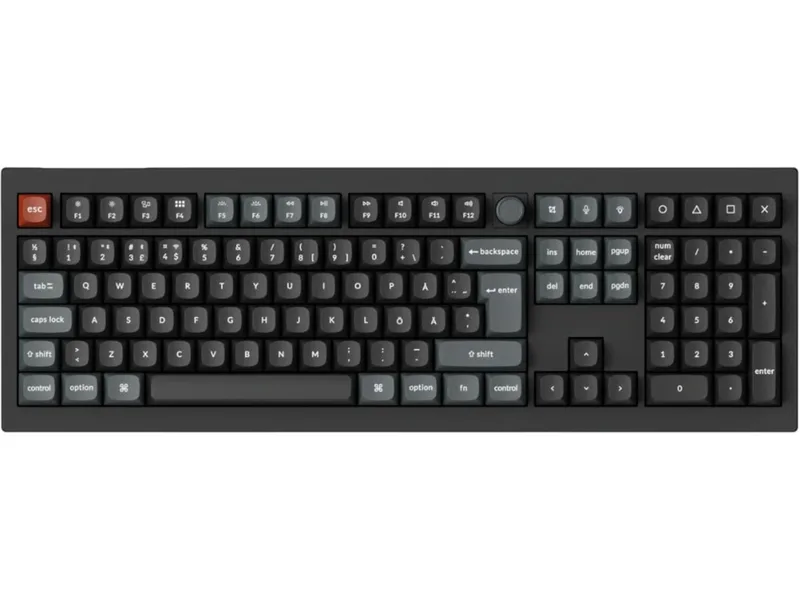 Keychron V6 Ultra 100% 8K Brown Trådlöst Gamingtangentbord