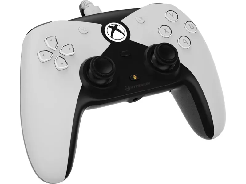Hyperkin Competitor kabelansluten Xbox-kontroller (vit)