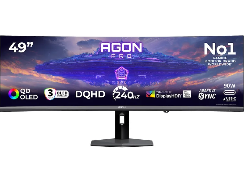 AOC 49" curved gamingskjerm AP497UCZD