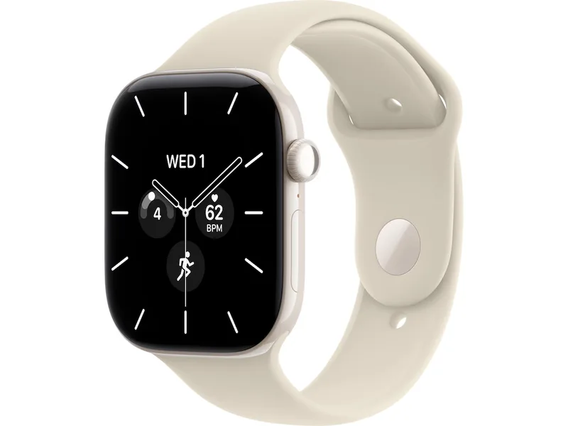Apple Watch Series 12 GPS + LTE 46mm keramik (pärlvit)