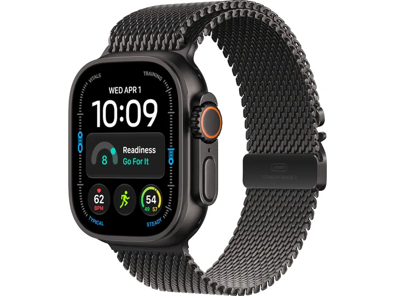 Apple Watch Ultra 4 GPS + LTE 49mm Titanium (svart)