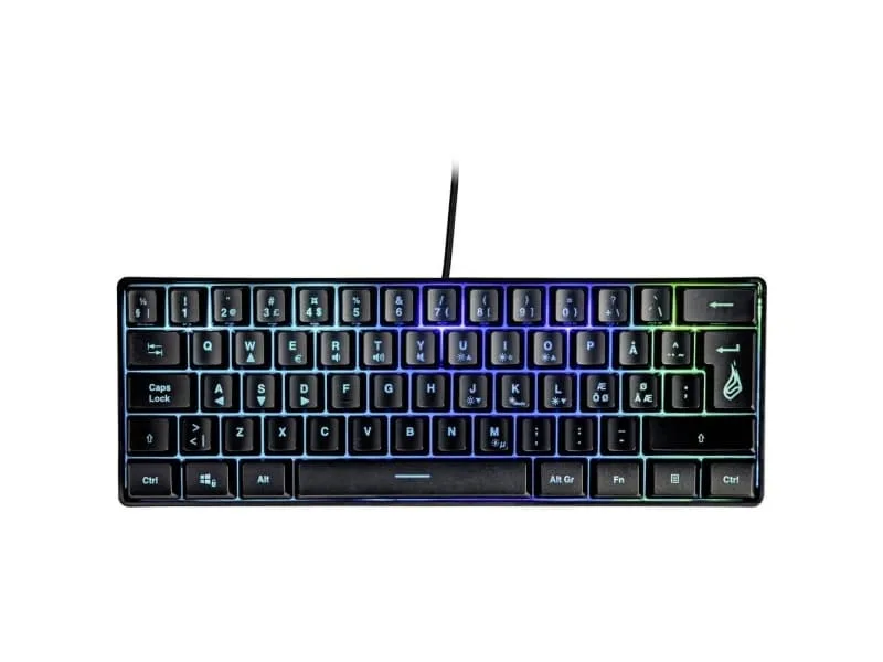 SureFire KingPin X1 60 % gamingtangentbord, nordisk layout