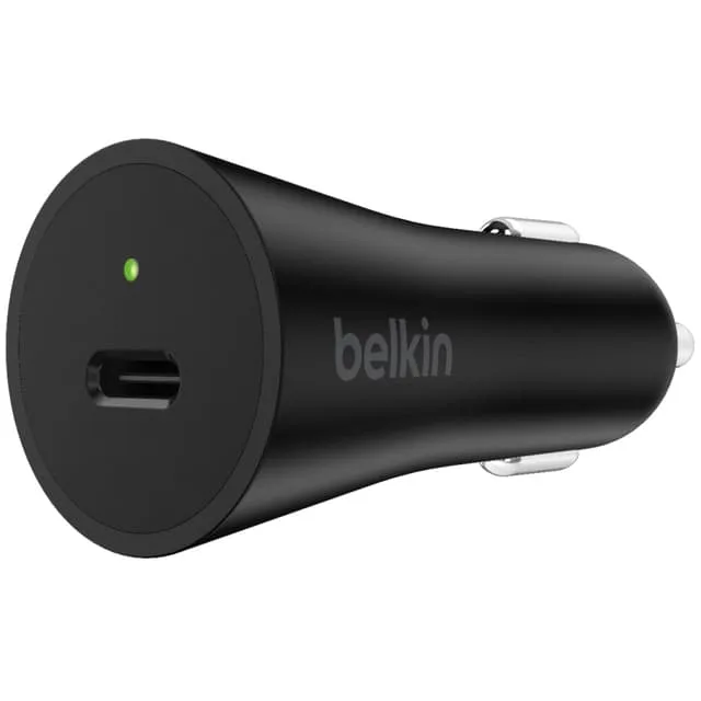 BOOST↑CHARGE 27W USB-C billaddare (svart)