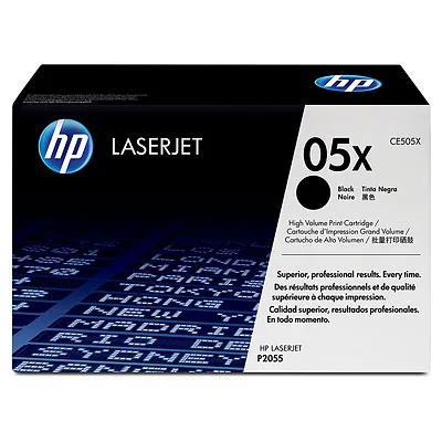 HP 05X Svart Dual Pack, LaserJet P2055, 2x6500 sidor