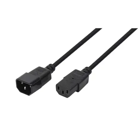 LogiLink CP091 strömkabel C14 till C13, 1,8 m, svart