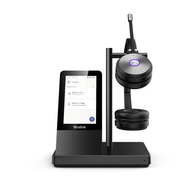 YEALINK WH66 DUAL TEAMS HEADSET, SVART
