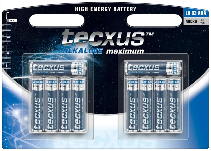 LR03/AAA (Micro) batteri, 10 st. i blister