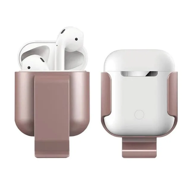 CaseOnline Bältes hållare till AirPods Rosè