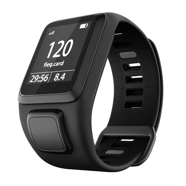 Klockarmband för TomTom Adventurer / Golfer / Runner / Spark m.m Svart