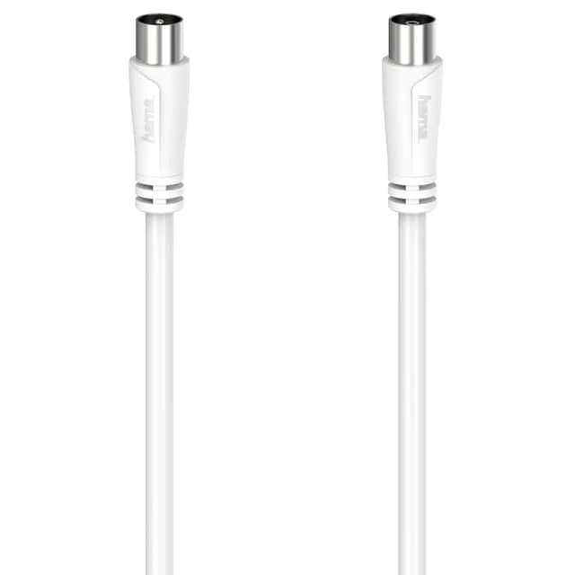 Hama Antennkabel 90dB 15,0m Vit