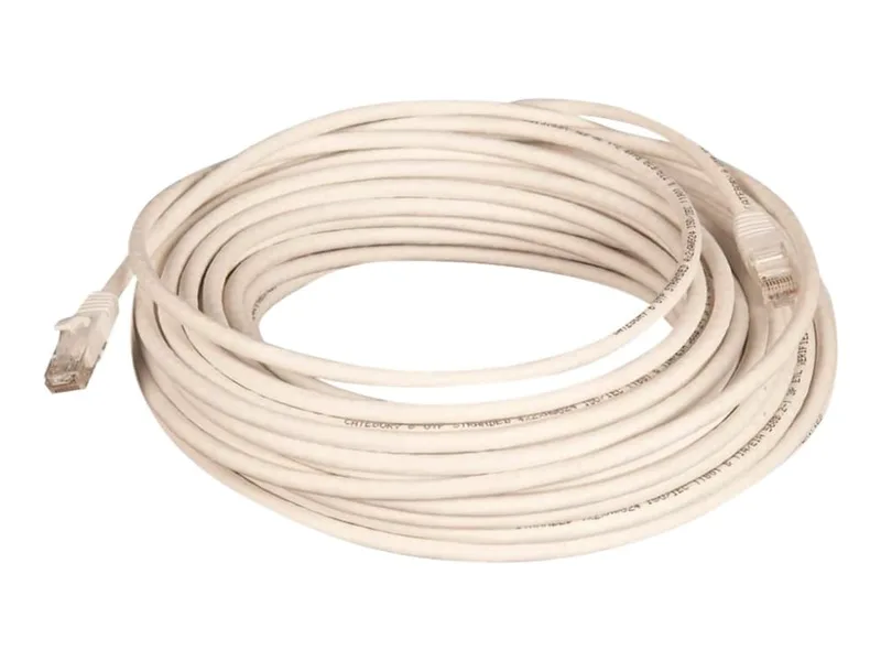 Lanview - Nätverkskabel - RJ-45 (hane) till RJ-45 (hane) - 20 m - 6 mm - UTP - CAT 6 - halogenfri, formpressad - vit