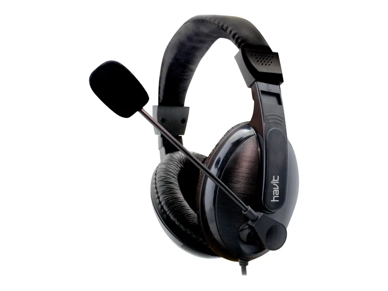 Havit trådat headset med mikrofon, 40 mm