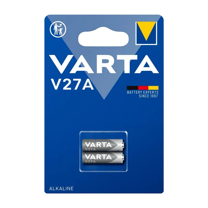 Varta Alkaline V27A Specialbatteri, 2 st