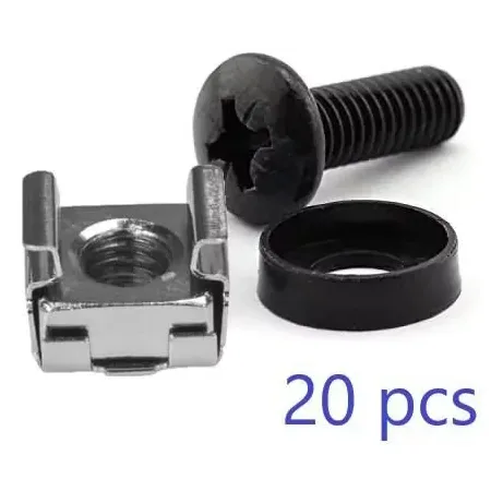 M6 CAGE NUT SET AND MOUNTING