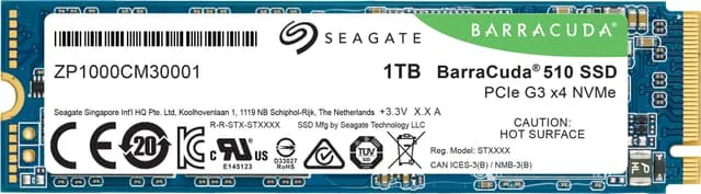 Seagate BarraCuda 510 M.2 1000 GB PCI