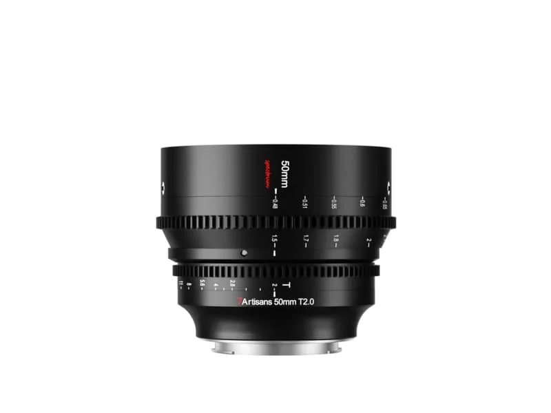 7Artisans 50mm T2.0 filmobjektiv för Canon RF