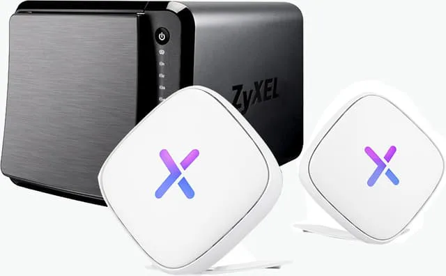 Zyxel NAS542 4-bay + Zyxel Multy U WiFi meshnod 2-pack