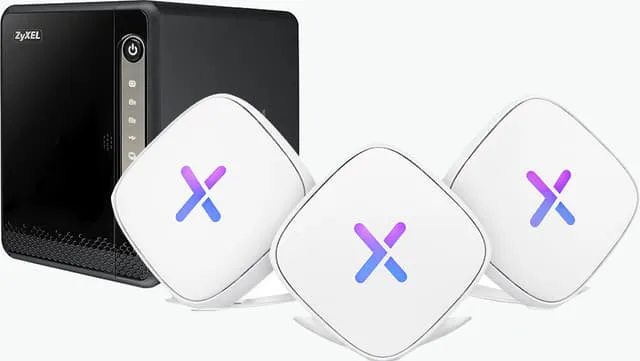 Zyxel NA326 + Zyxel Multy U WiFi mesh node 3-pack
