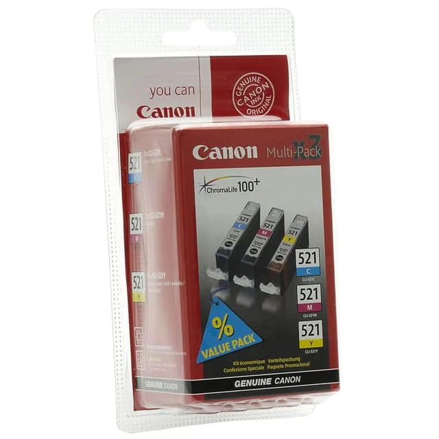 Canon CLI-521 C/M/Y Multipack