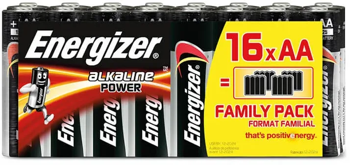 Batteri Energizer Alkaline Power AA, 1,5V, LR06