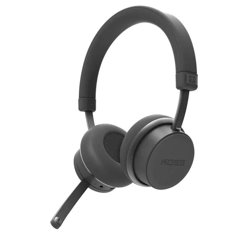 Koss CS340BT QZ trådlöst headset med aktiv brusreducering, svart