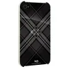 White Diamonds Grid Svart iPhone 4s Skal