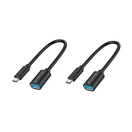 Conceptronic USB-C till USB-A OTG-adapter, 2-pack