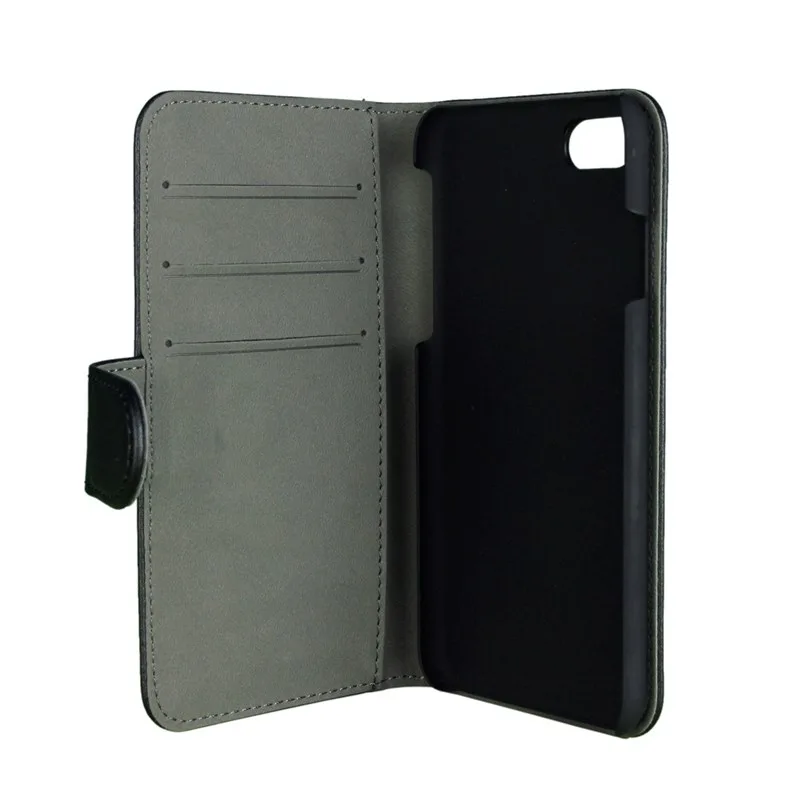 Plånboksfodral GEAR iPhone 6/6S/7/8/SE(2020), 3 st kortfack + plats för sedlar, läder