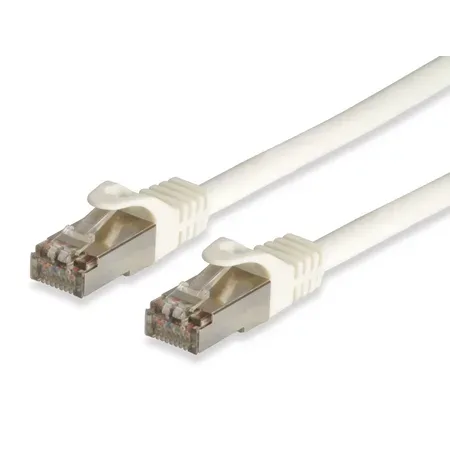 Equip 605718 nätverkskabel Vit 15 m Cat6a S/FTP