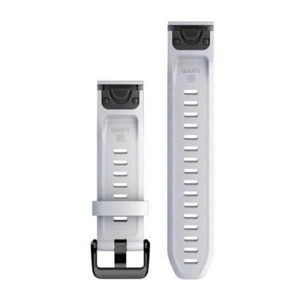 Garmin Quick Fit armband 20 mm silikon, vit