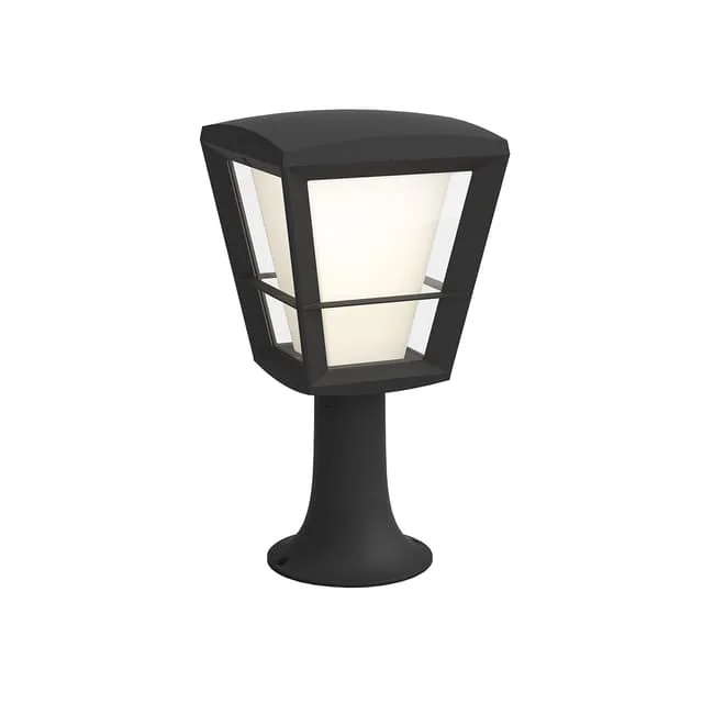 Philips HUE Econic WACA svart piedestal