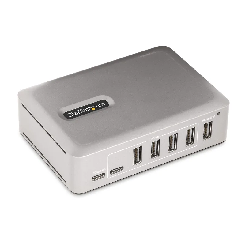 StarTech.com 7-portars USB-C-hubb, självförsörjande, 65 W