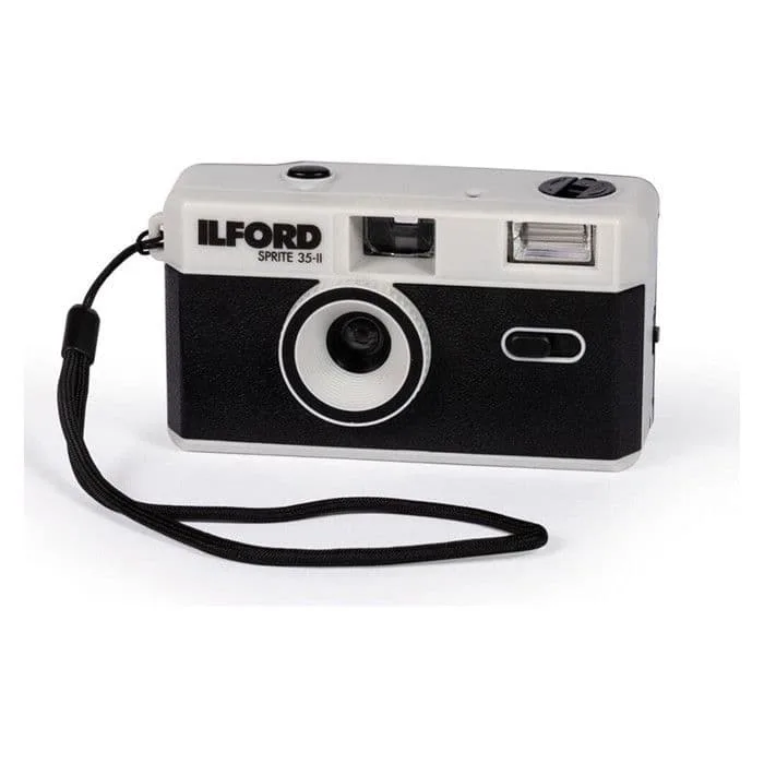 Ilford filmkamera. Kompakt 24x36 Sprite II Silver/svart