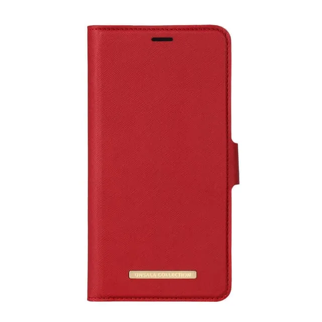 Onsala COLLECTION Plånboksväska Saffiano Red iPhoneXs Max