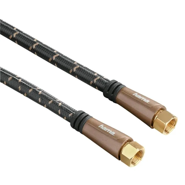 HAMA Kabel Antenn SAT 120dB F-Plug-F-Plug