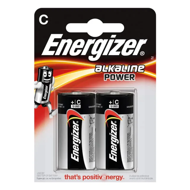 Energizer Power alkaline C/LR14 2-pack