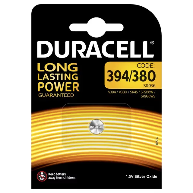 Duracell Batteri till klocka 394 Knappcell 1,5