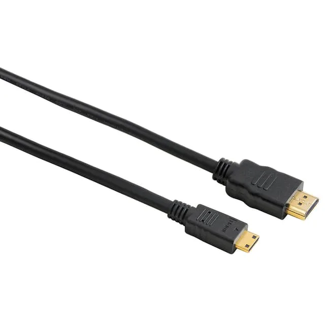 Hama Kabel HDMI A-HDMI Mini C Guld