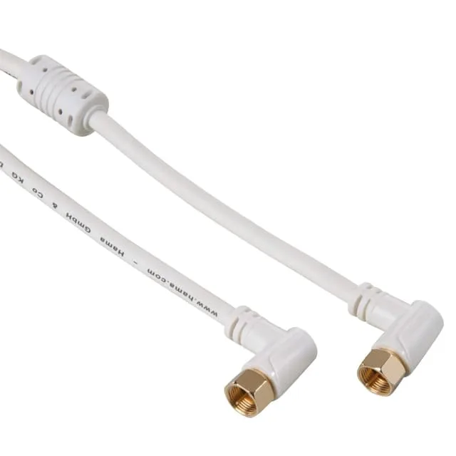 Hama Kabel Antenn SAT 95dB Vinklad F-Plug