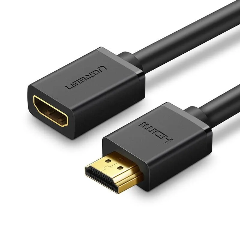 HDMI förlängningskabel 1,4v 4K 60Hz 30AWG 2m svart