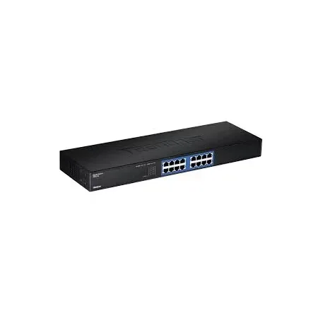 TRENDnet TEG S16g switch, 16 portar, rackmonterbar