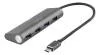 USB-C-hub Deltaco, 4xUSB 3.1, 18W/3,6A