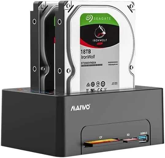 Maiwo K3082CR USB3.1 GEN1 5Gbps Dockningsstation