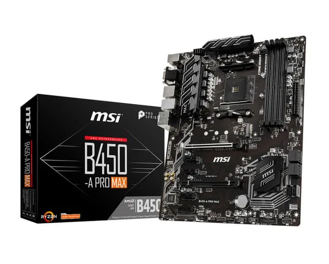 MSI B450-A Pro Max motherboard Socket AM4
