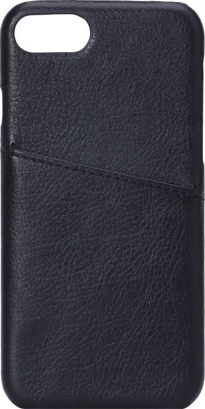 Onsala iPhone 6/7/8/SE Gen. 2/3 kortfodral i läder (svart)