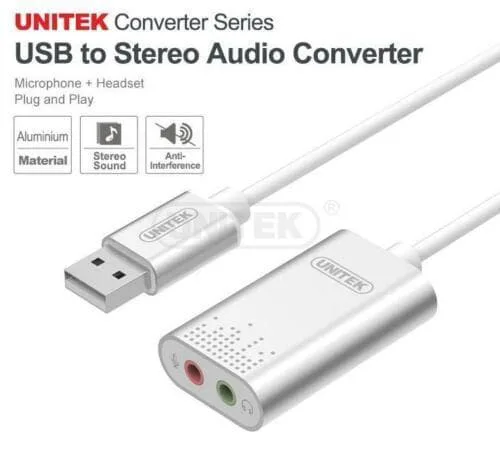 Nördic UNITEK Y-247A USB till Strero adapter